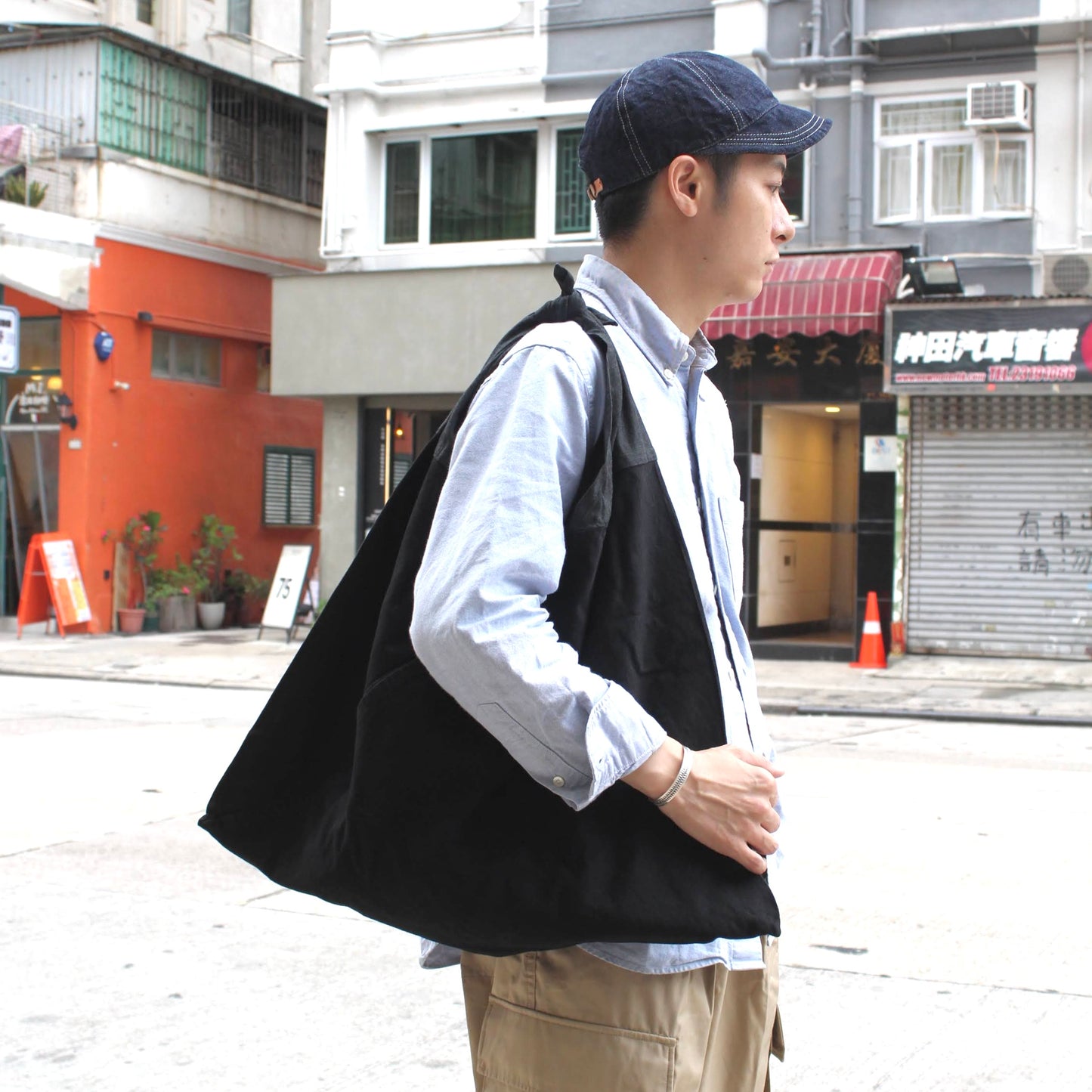 AZUMA BAG X KOJIMA BLACK DENIM