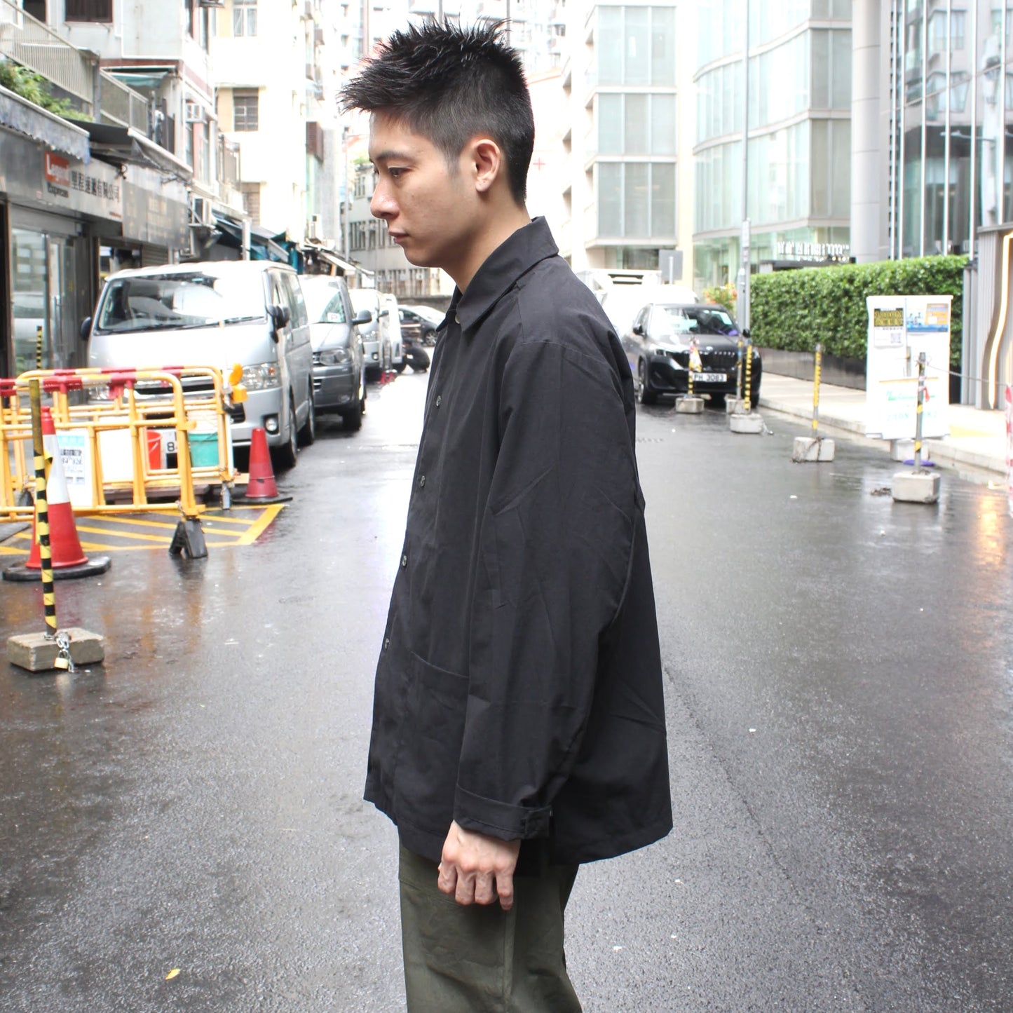 MANUAL ALPHABET -
WEATHER CLOTH SHIRT JACKET