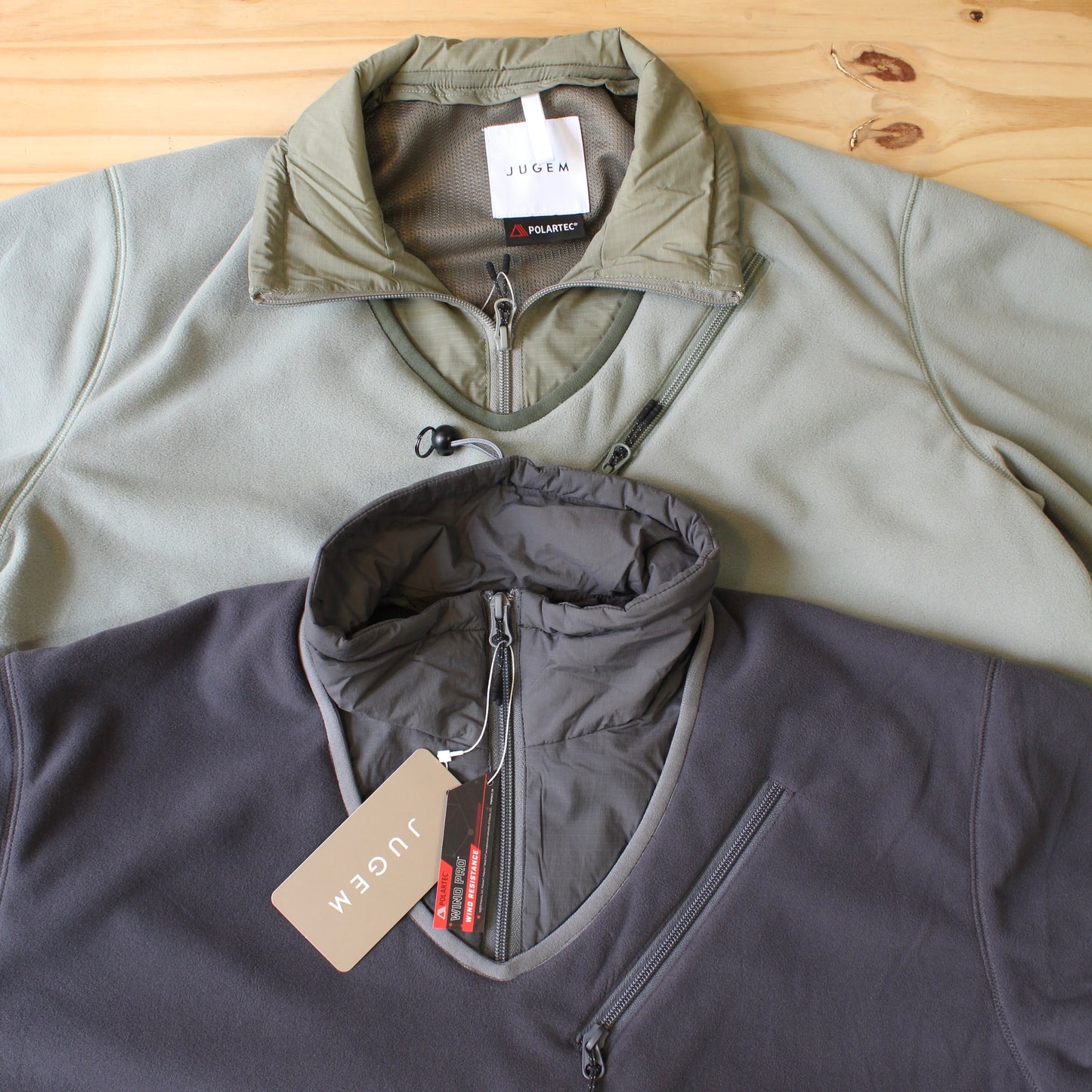 JUGEM TOKYO - 
NYLON FLEECE COMBI ANORAK