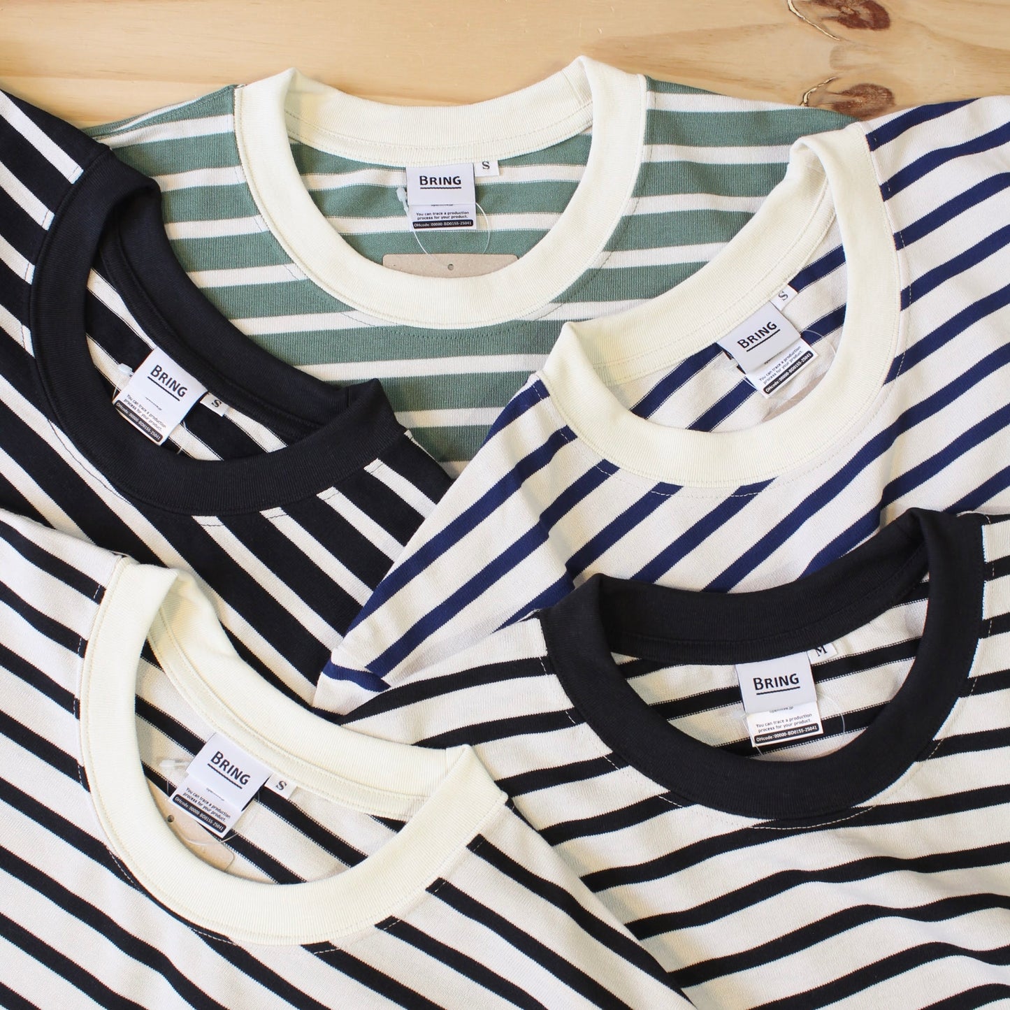 BRING -
DRYCOTTONY HEAVYWEIGHT STRIPES TEE