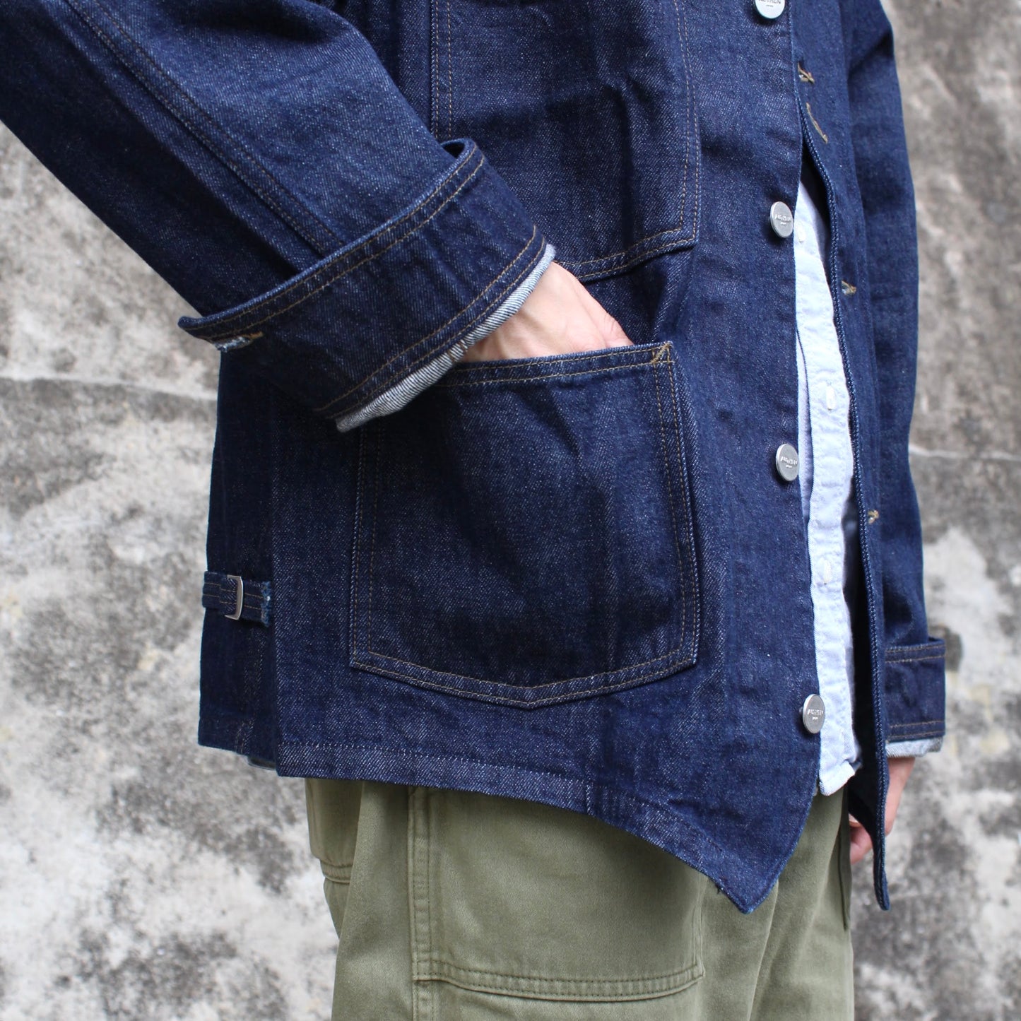 AUTHEN JAPAN -
12.5OZ VINTAGE ENGINEER JACKET