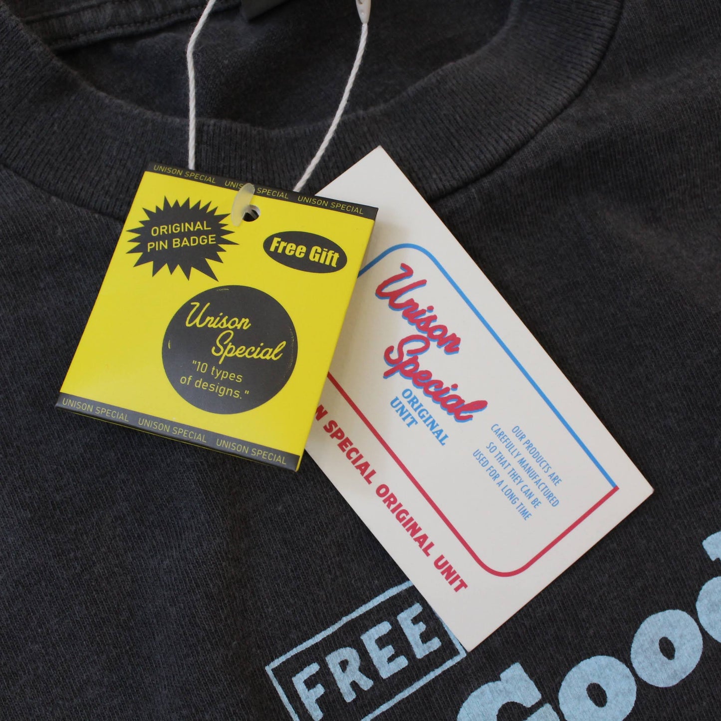 UNISON SPECIAL - GIANT TUBE S/S TEE FREE THE GOOD TIMES