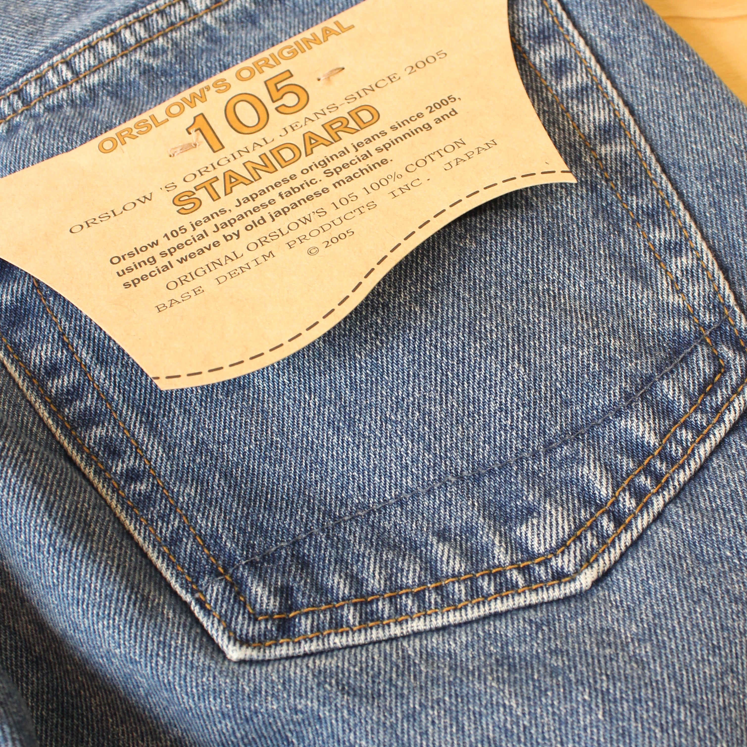 OrSlow - NEW STANDARD 105W 90S STANDARD DENIM