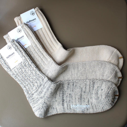 Hoffmann - ORGANIC SUPIMA COTTON RIB SOCKS